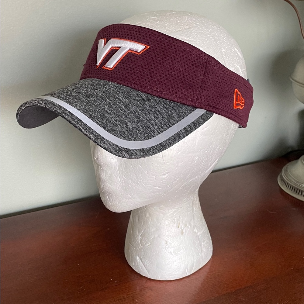 New Era Maroon and Gray Women's Visor - Picture 1 of 9